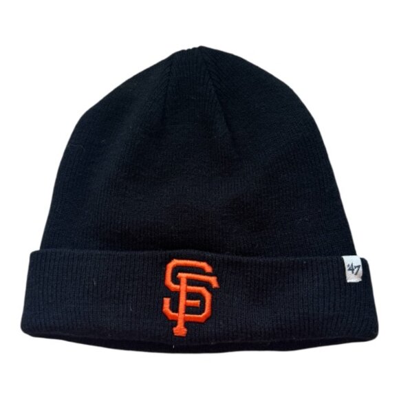 ‘47 Brand Other - 47 Brand San Francisco Knit Beanie Unisex Size O/S Black Orange